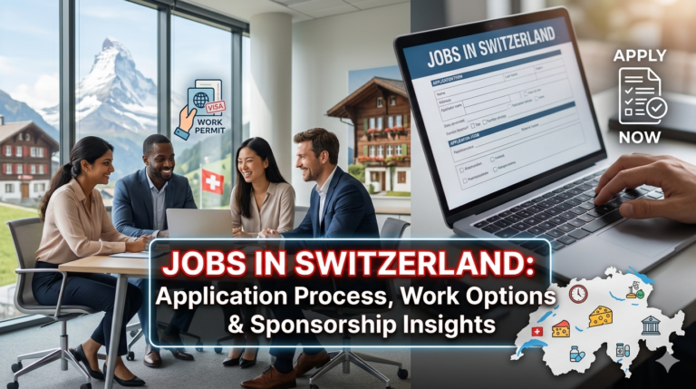 Jobs in Switzerland for Foreigners: Application Process, Work Options, and Sponsorship Insights