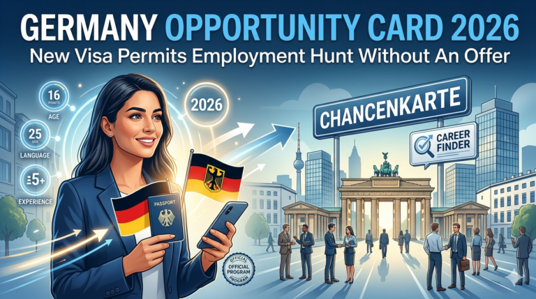 Germany Opportunity Card 2026: New Visa Permits Employment Hunt Without An Offer