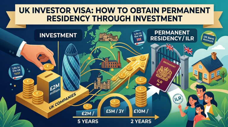 UK Investor Visa: How to Obtain Permanent Residency Through Investment