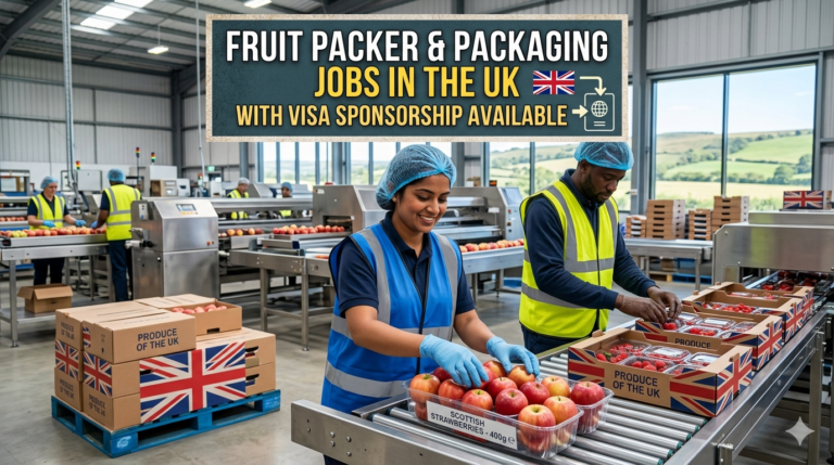Fruit Packer and Packaging Jobs in the UK with Visa Sponsorship